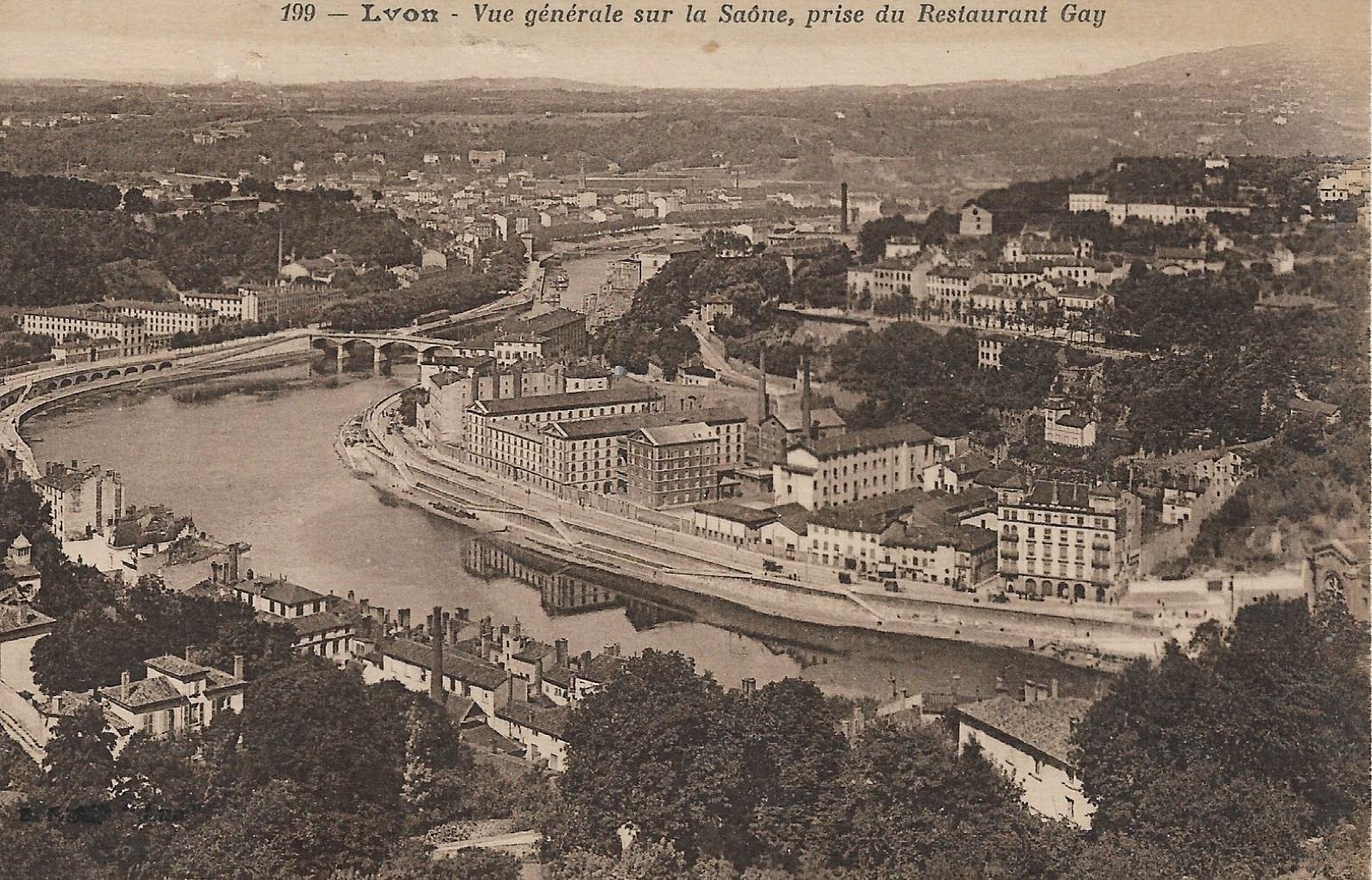 /France/FR_place_1903-1938_LYON. - Vue generale sur la Saone, prise du Restaurant Gay.jpg